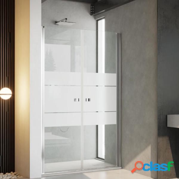 Porta doccia Ermes apertura saloon da 85 cm cristallo