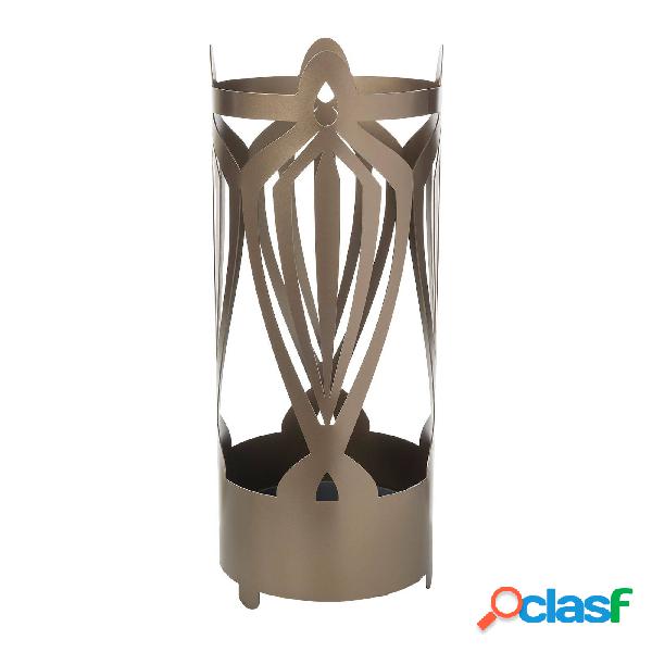 Porta ombrelli con spazi vuoti Minerva in metallo, 23X54H,