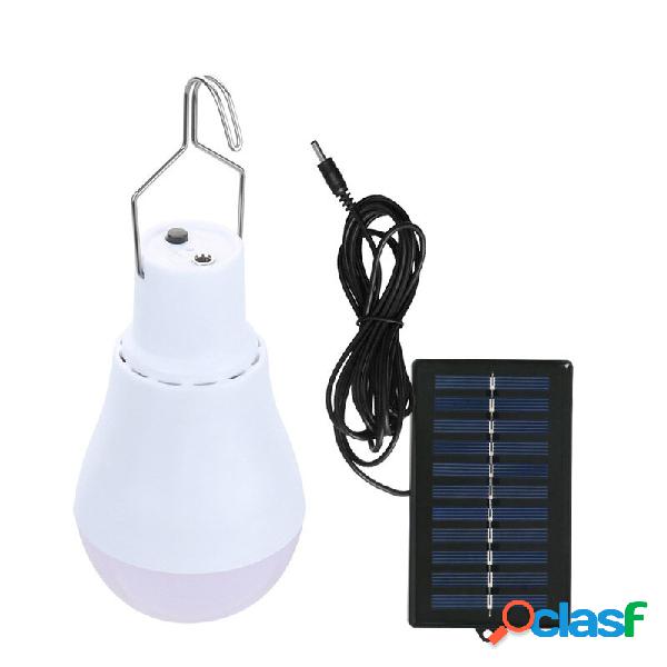 Portatile solare Alimentato LED Lampadina 110LM Luce a