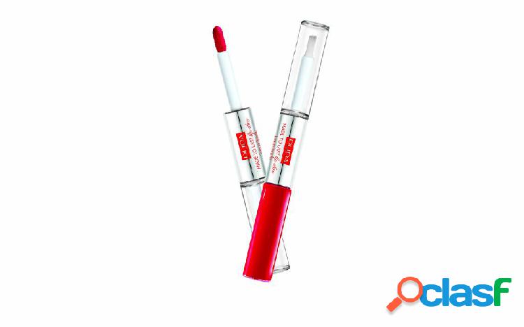 Pupa made to last lip duo rossetto liquido & top coat 006