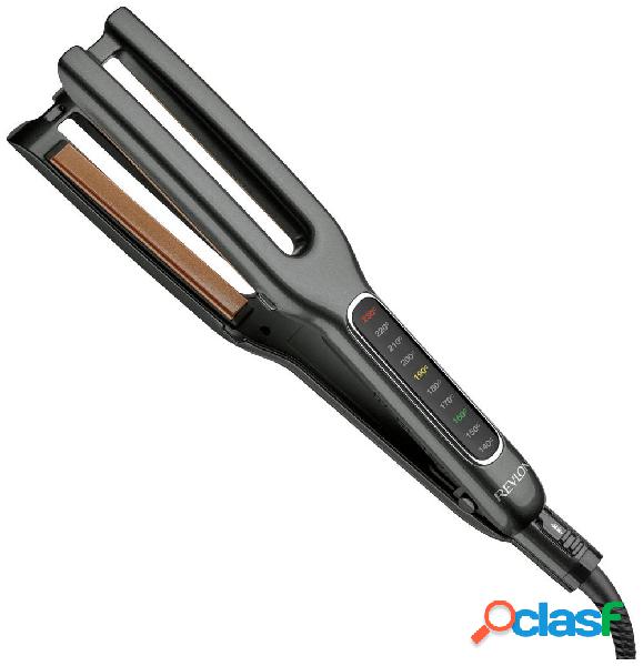 Revlon Double Straight Piastra per capelli Nero