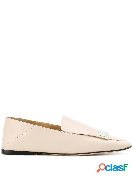 SERGIO ROSSI MOCASSINI DONNA A77990MNAN079180 PELLE BEIGE