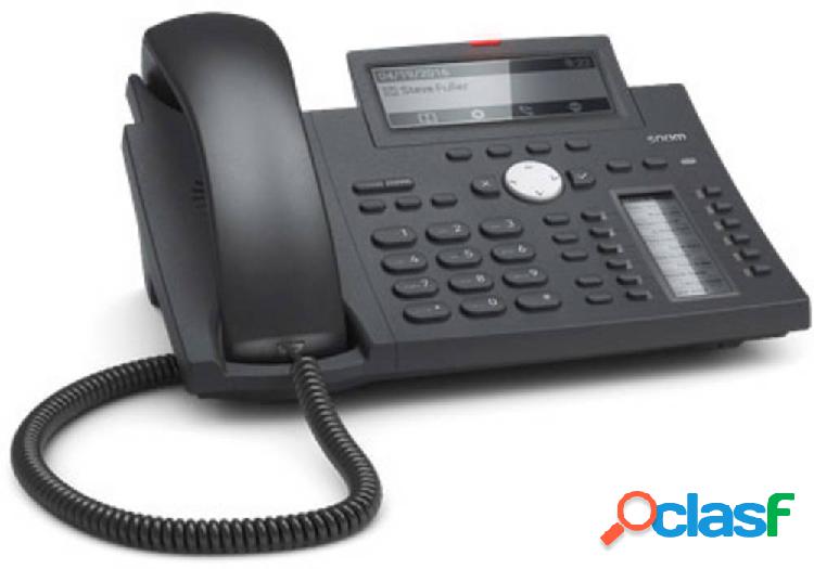SNOM D345 Telefono a filo VoIP Vivavoce, Collegamento cuffie