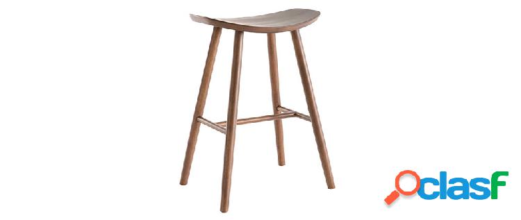 Sgabello da bar di design noce 65 cm DEMORY