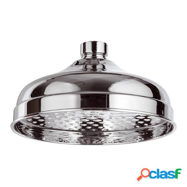Soffione doccia in ottone cromato con getto a pioggia diam.