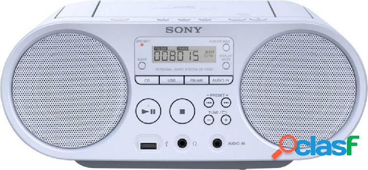 Sony ZS-PS50 Radio CD FM AUX, CD, USB Blu