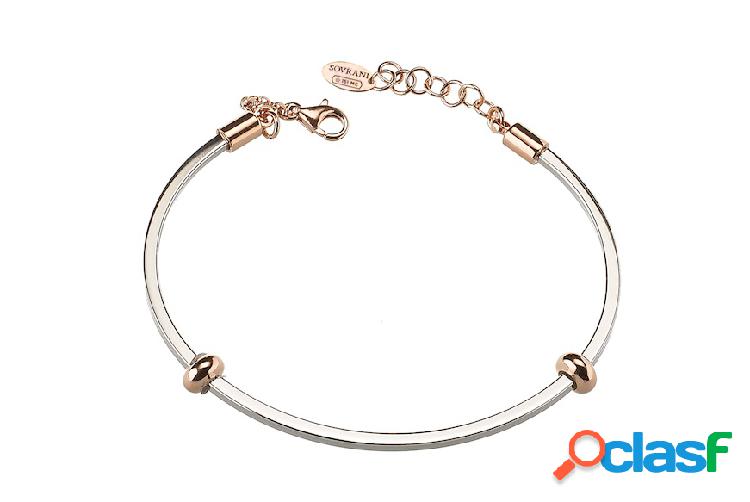 Sovrani Bracciale rigido Dancing Names argento con elementi
