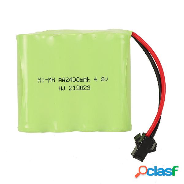 Spina JST/SM HJ 4.8V 2400mAh AA NIMH Batteria per auto RC