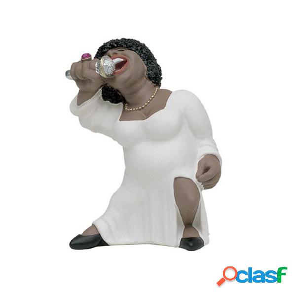 Statuina Musicale CANTANTE, JAZZ BAND h12,5 cm -peso 440 gr