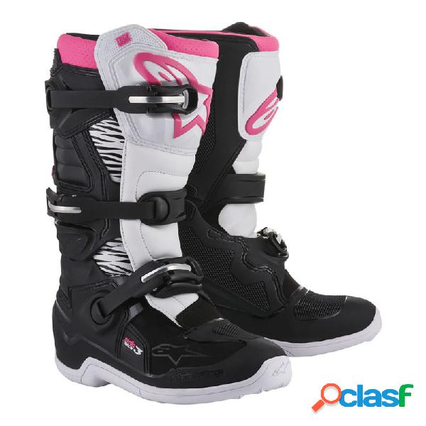 Stivali cross donna Alpinestars STELLA TECH 3 Nero Bianco