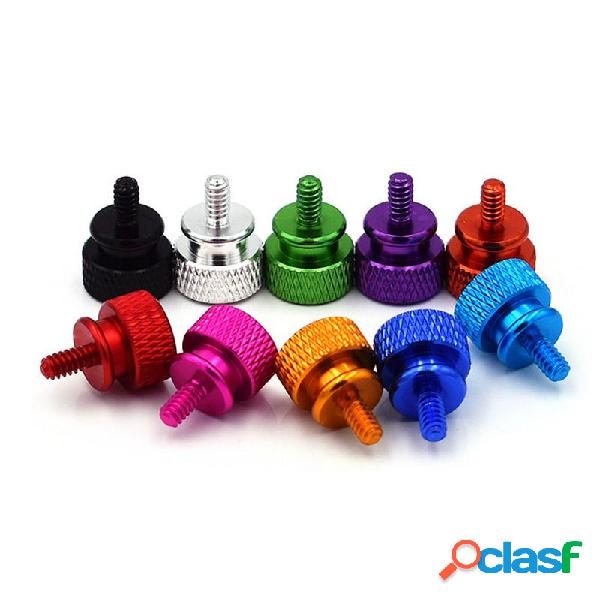 Suleve 10PCS 6 # -32 Cassa del computer in lega di alluminio