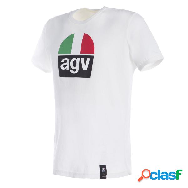 T-shirt Dainese AGV 1970 Bianco