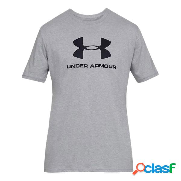 T-shirt Under Armour Logo SS (Colore: steel light heather,