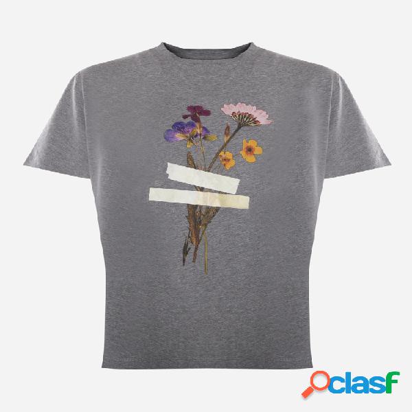 T-shirt in cotone con stampa grafica