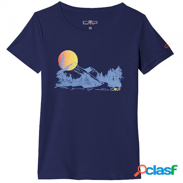 T-shirt trekking Cmp (Colore: purple fluo, Taglia: 10Y)