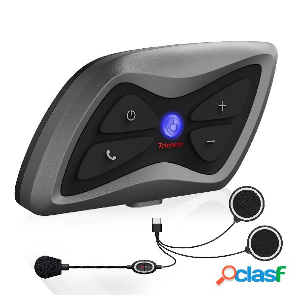 T6 PLUS 1500M Interfono per casco da moto Walkie-talkie