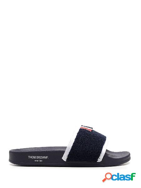 THOM BROWNE SANDALI UOMO MFL054A07686415 COTONE BLU