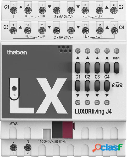Theben 4800450 Attuatore per tapparelle LUXORliving J4