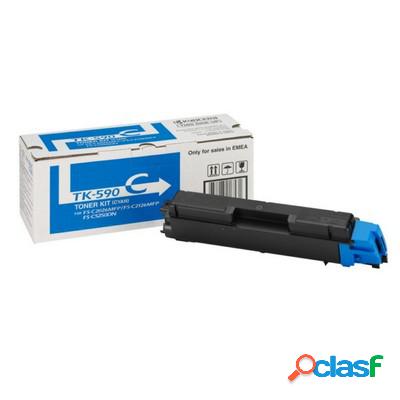 Toner originale Kyocera-Mita 1T02KVCNL0 TK-590C CIANO