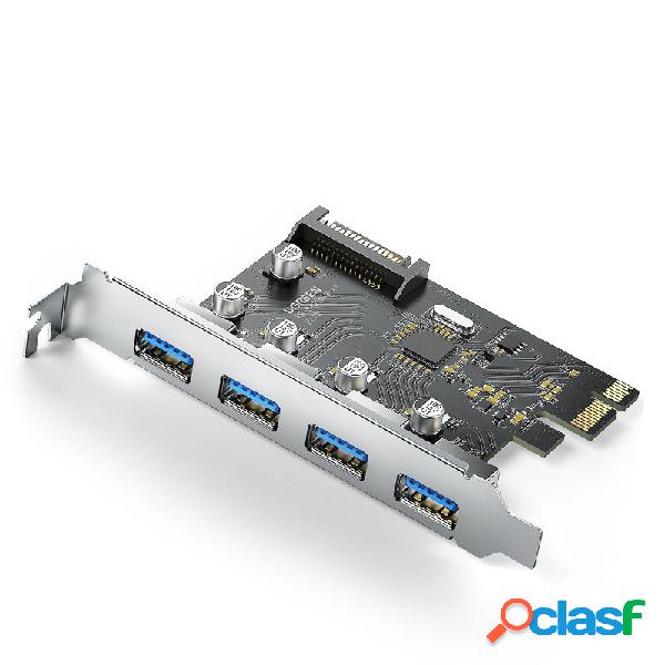 UGREEN Scheda da PCIE a USB 3.0 con scheda di espansione USB