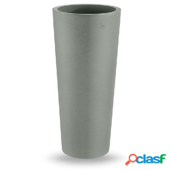 Vaso Genesis Rotondo Verde Militare - Vasi da esterni