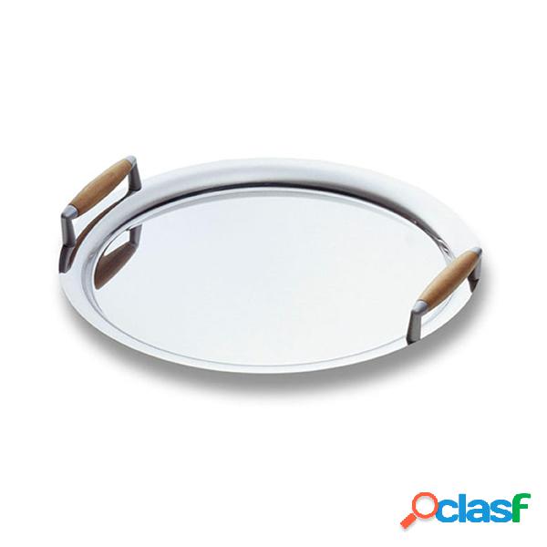 Vassoio Rotondo acciaio inox 18/10 Apollo diametro 35 cm con