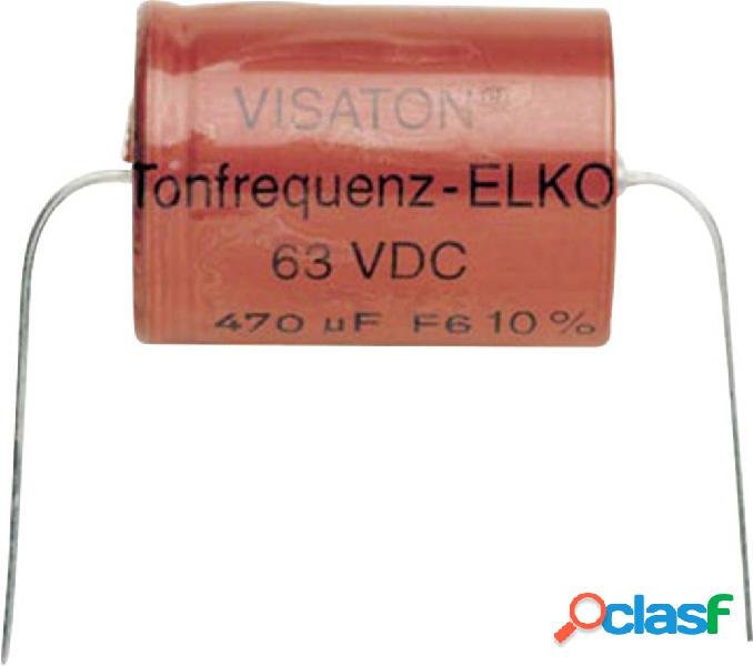 Visaton Bipolar Elco 470 UF Condensatore per altoparlanti