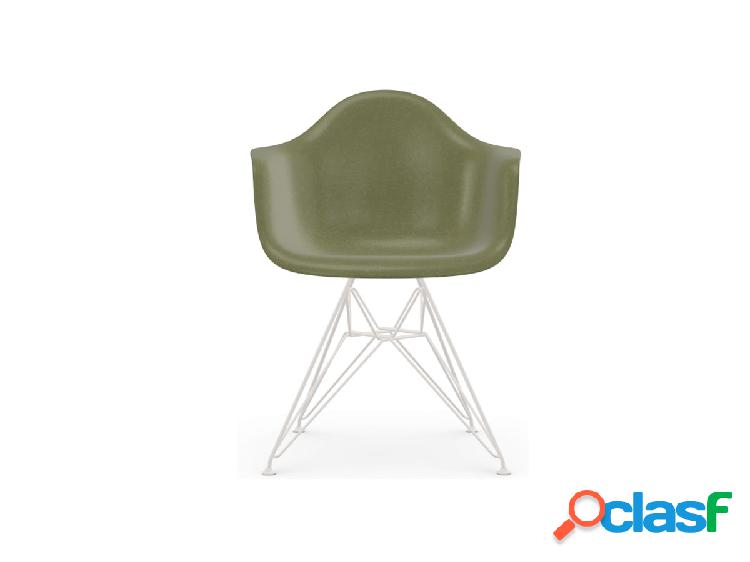 Vitra Eames Fiberglass DAR - Poltroncina Basamento Bianco