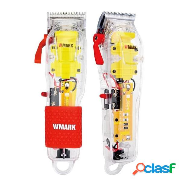 WMARK Ricarica USB a piena trasparenza Capelli Macchina da