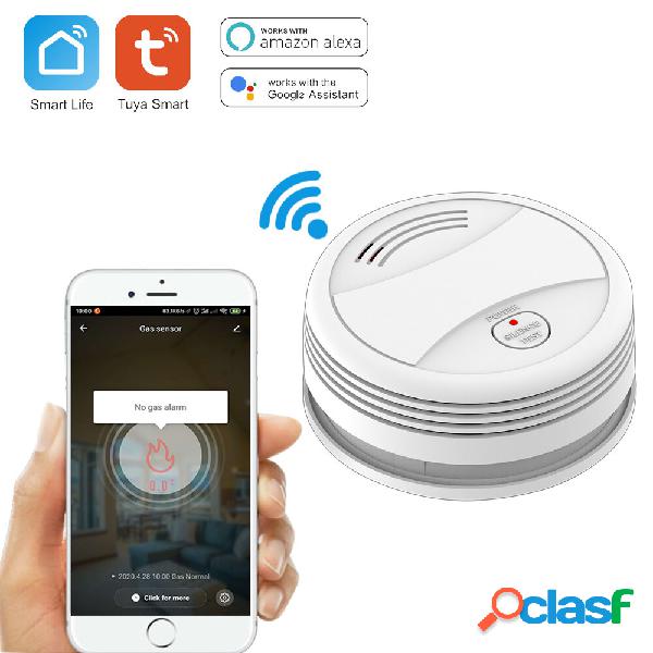 Wifi Tuya Rilevatore di fumo intelligente Sensore 80DB
