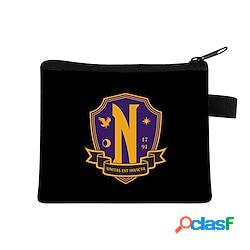 adamss wednesday polyester zero wallet storage bag mini