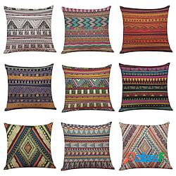 cuscino vintage doppio lato 9pc morbido decorativo quadrato