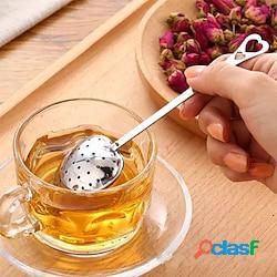 filtro da tè a presa lunga cucchiai di infusore per tè a