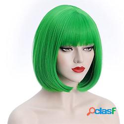 parrucche verdi per donna parrucca verde corta da 12 con