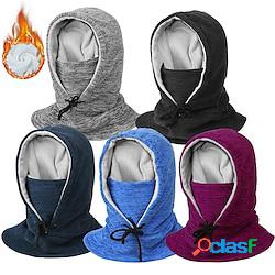 pile spesso cappuccio passamontagna maschera antivento