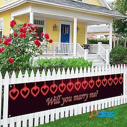 proposta di matrimonio banner arazzo matrimonio arte