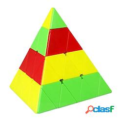 qiyi 4x4 piramide cubo magico senza adesivo qiyi master