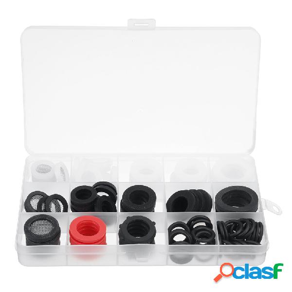 115Pcs Rondella di guarnizione Rondella impermeabile O-Ring