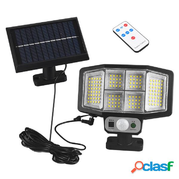 146LED 161LED solare Lampade PIR Sensore di movimento remoto