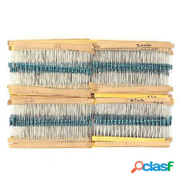 2600 pz 1/4 W 1 Tolleranza 130 Valori Resistori A Film