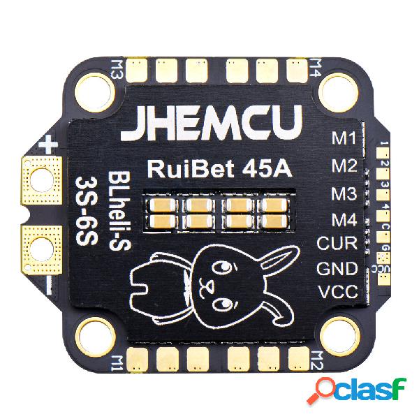 30.5x30.5mm JHEMCU RuiBet 45A 3-6S BLHELI_S 4in1 senza