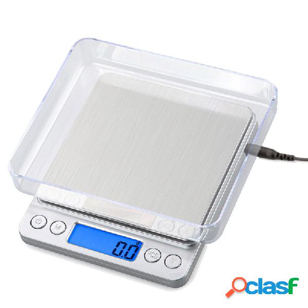 3000 g X 0,1 g Gram digitale Scala Peso elettronico