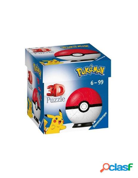 3d puzzle pokeball rossa