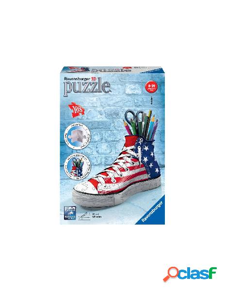 3d puzzle sneaker flag - portapenne