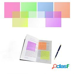 400 fogli note adesive trasparenti 3 x 3 pollici annotazione