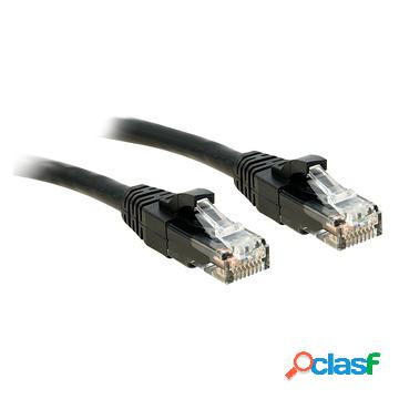 48076 0.5m cat6 u/utp (utp) nero cavo di rete