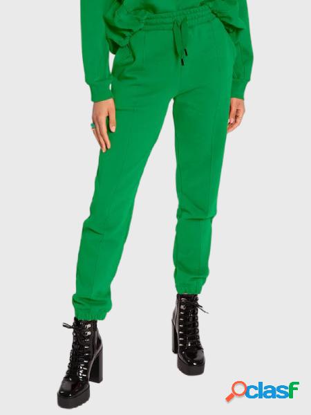 4GIVENESS Pantaloni jogger in felpa Verde