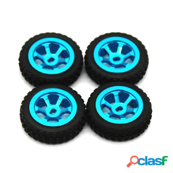 4Pcs 1/28 di Metallo Rally Pneumatico per Wltoys 284131 K989