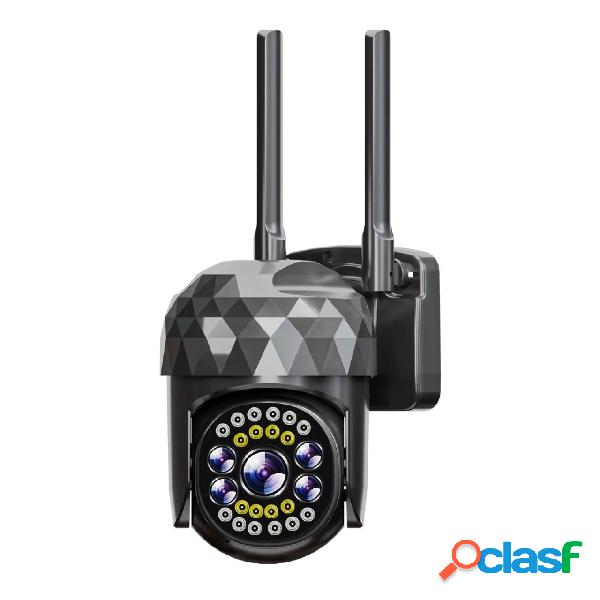 5 obiettivi Telecamere IP WIFI da 3 MP Motion Detection Pan