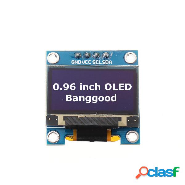 5 pezzi Bianco 0.96 Pollici OLED I2C Modulo IIC Display 128